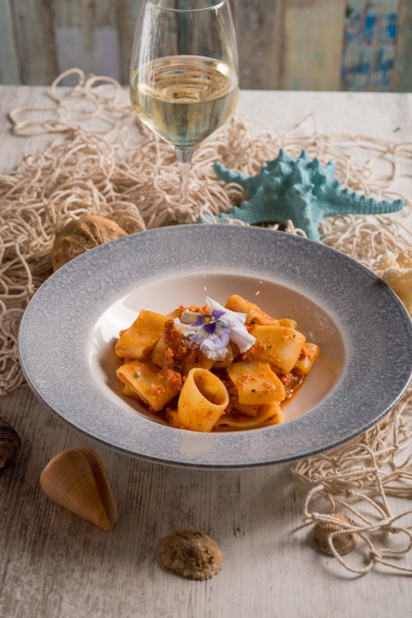 Paccheri al ragù di pesce